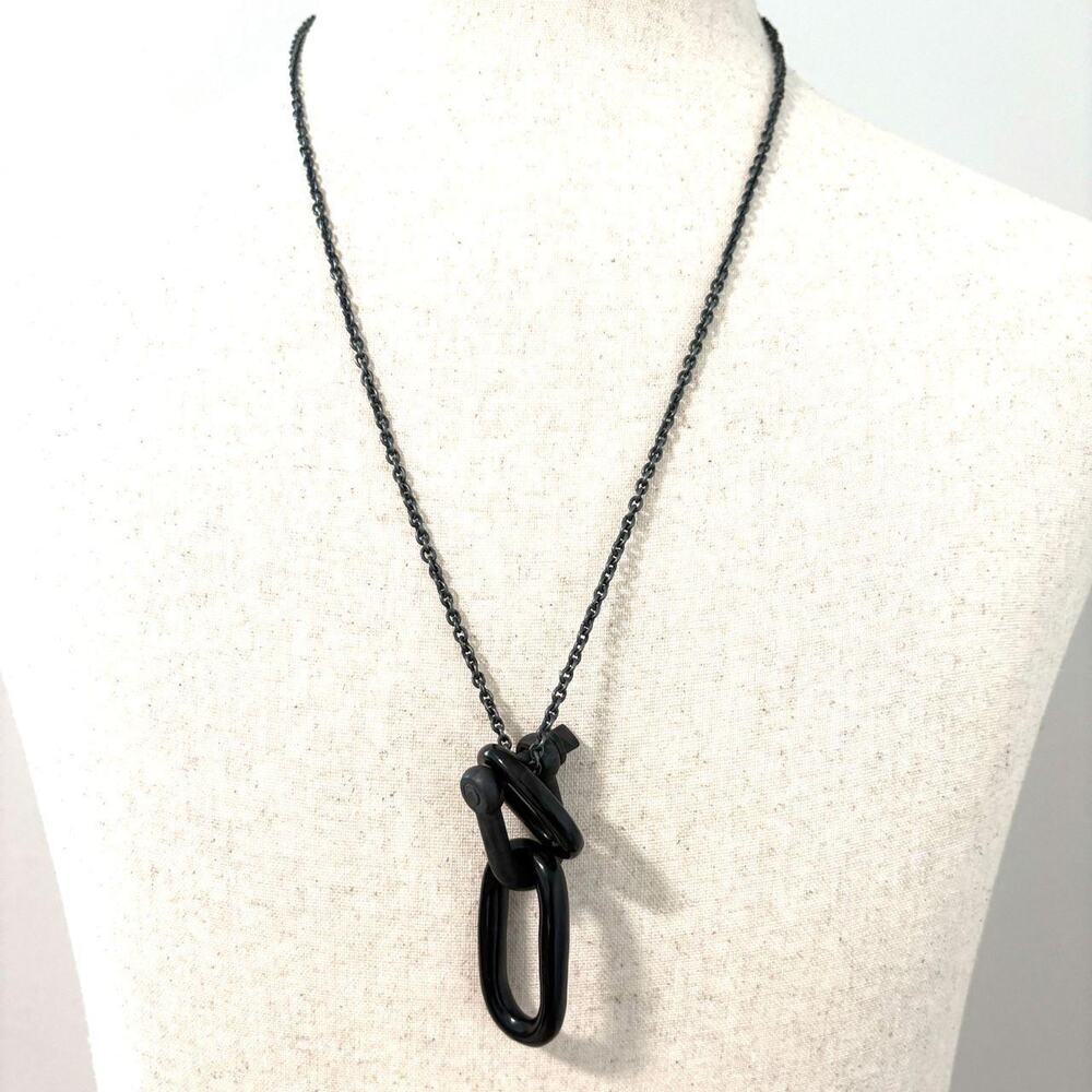 Parts of Four Double Link U-Bolt Necklace